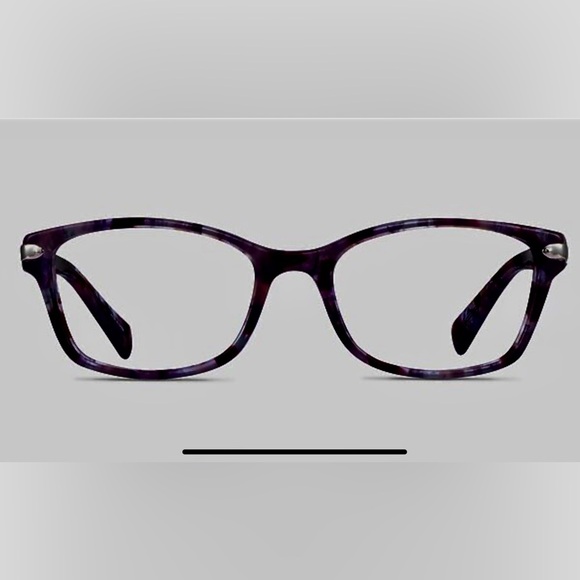 Coach HC6154F Purple Eye Glasses  tortoise-shell pattern. main image 2